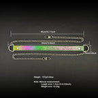 Daluse Colorful Leather Collar Double Titanium Steel Chain Versatile Fashion Choker Collar Necklace