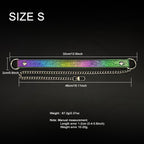 Daluse Colorful Leather Collar Single Titanium Steel Chain Versatile Fashion Choker Necklace